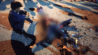 "Adu Kambing" di Depan Kantor Kejari Merangin, Dua Pemotor Tewas